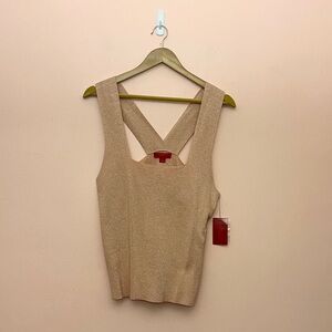 NWT Jennifer Lopez XL Pink Peach Shimmery Metallic Tank Top